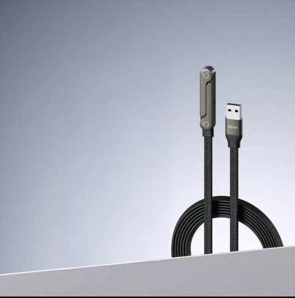 103135606 65W支架USB A To Tpye-c充电线(1.5M)