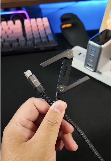 240W支架Type-c To Tpye-c充电线（1.5M）