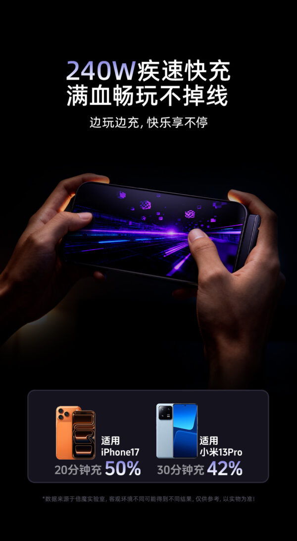 240W支架Type-c To Tpye-c充电线（1.5M）