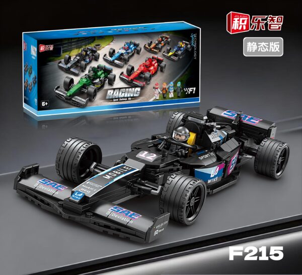 Building  Mercedes F1 car with building blocks ,Ten-in-one,NO:F215