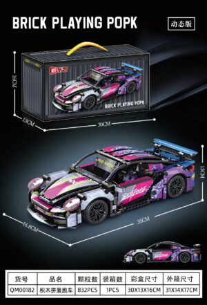 QM00182 Building block sports car(Porsche) NO:MQ00182,1:14